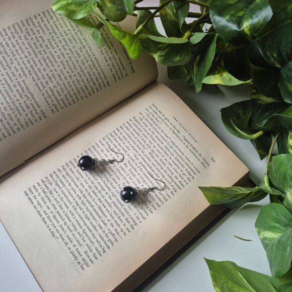 Polka Dot Ornament Earrings - Picture 6 of 6